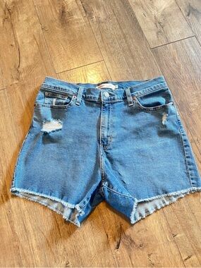 Levi's Light Blue Denim Shorts